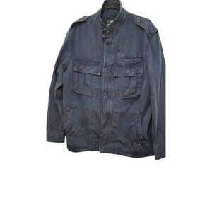 VTG Old Navy Men's Blue Utility Military Granp Core Work Wear Jacket Size L